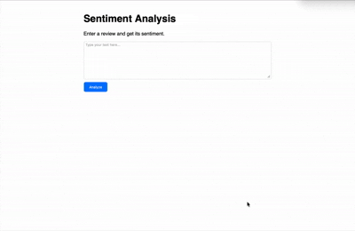 Sentiment Analysis Demo